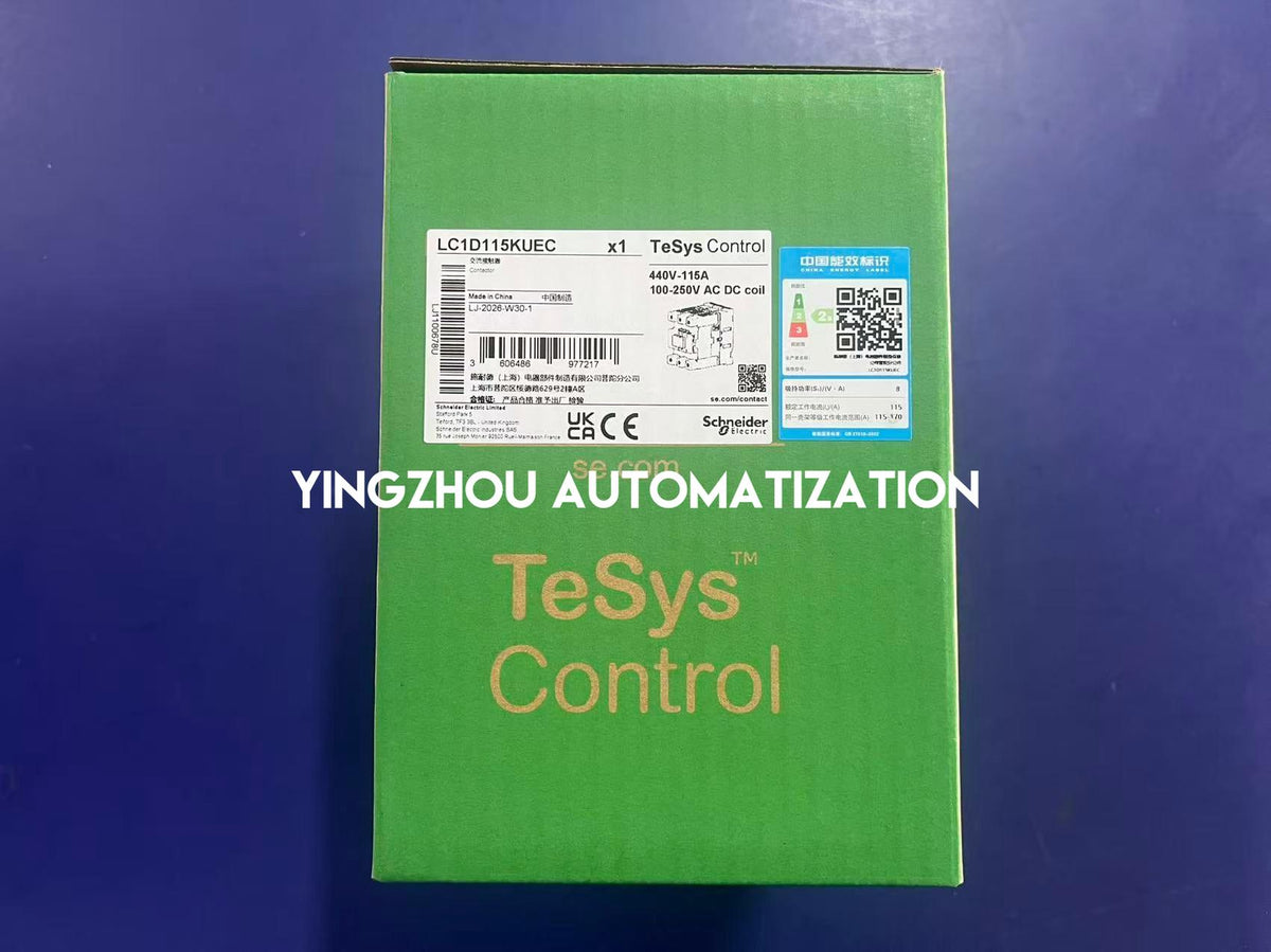 Schneider LC1D115KUEC TeSys Deca Advanced 115A 3P 100-250V AC/DC Contactor-YingZhou Automatization