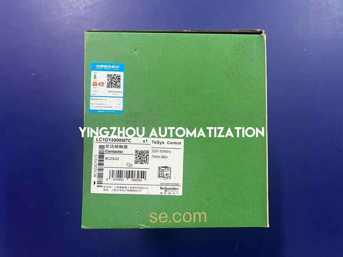 Schneider LC1D15000M7C Contactor | TeSys Deca 3-Pole 150A 220VAC Coil AC Contactor | Brand New Original-YingZhou Automatization