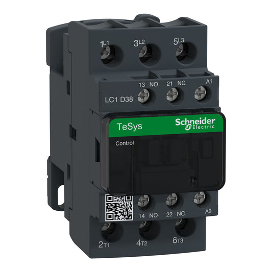 Schneider LC1D38M7 TeSys D Contactor | 38A 18.5kW | 220V AC Coil | Brand New Original-YingZhou Automatization