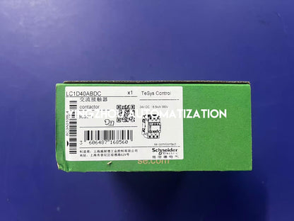 Schneider LC1D40ABDC | TeSys Deca AC Contactor | 40A AC-3 18.5kW | 24V DC Low Consumption Coil 3-Pole EverLink | Brand New Original-YingZhou Automatization