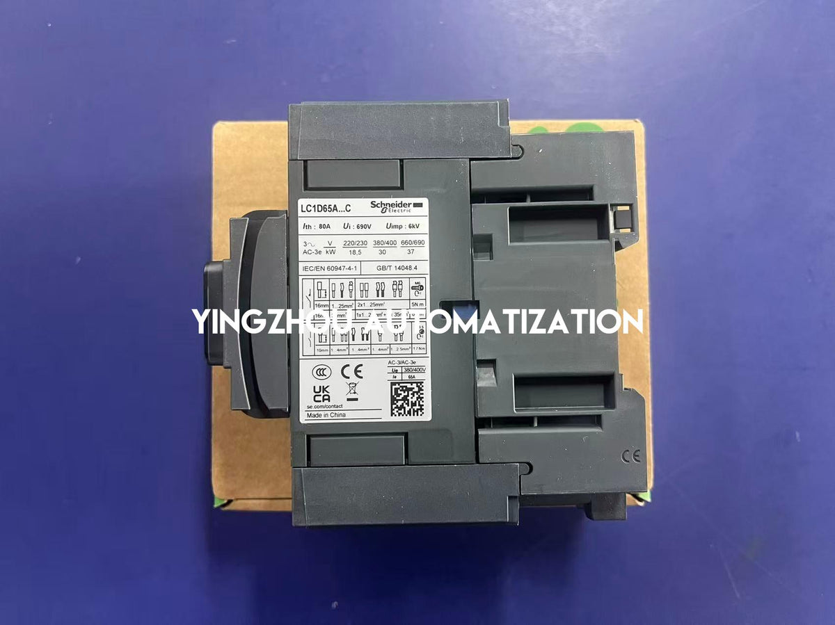 Schneider LC1D65AM7C TeSys Deca 65A 3P 220V AC Contactor-YingZhou Automatization