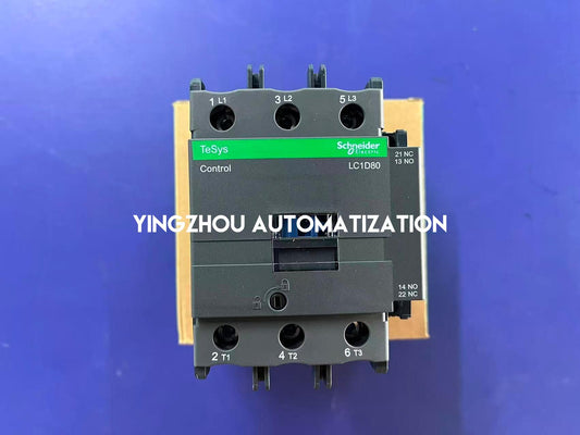Schneider LC1D80P7C TeSys D Contactor | 3-Pole, 80A, 230V AC Coil, Industrial Control | Brand New Original-YingZhou Automatization
