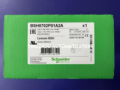 Schneider Lexium BSH Series Servo Motor BSH0702P01A2A 1.19KW 480V 2.2N.m 3000RPM without brake IP50-YingZhou Automatization