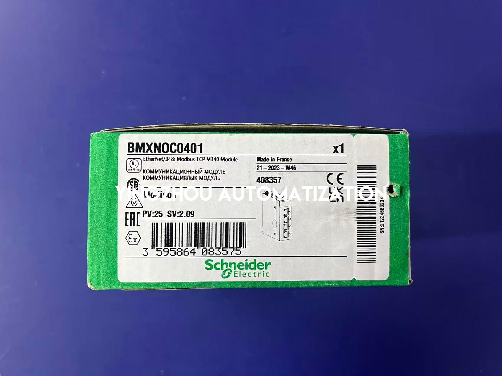 Schneider Modicon X80 BMXNOC0401 Ethernet Communication Module | 4 Ports, 10/100 Mbps, Modicon M580/M340 Compatible | Brand New Original-YingZhou Automatization