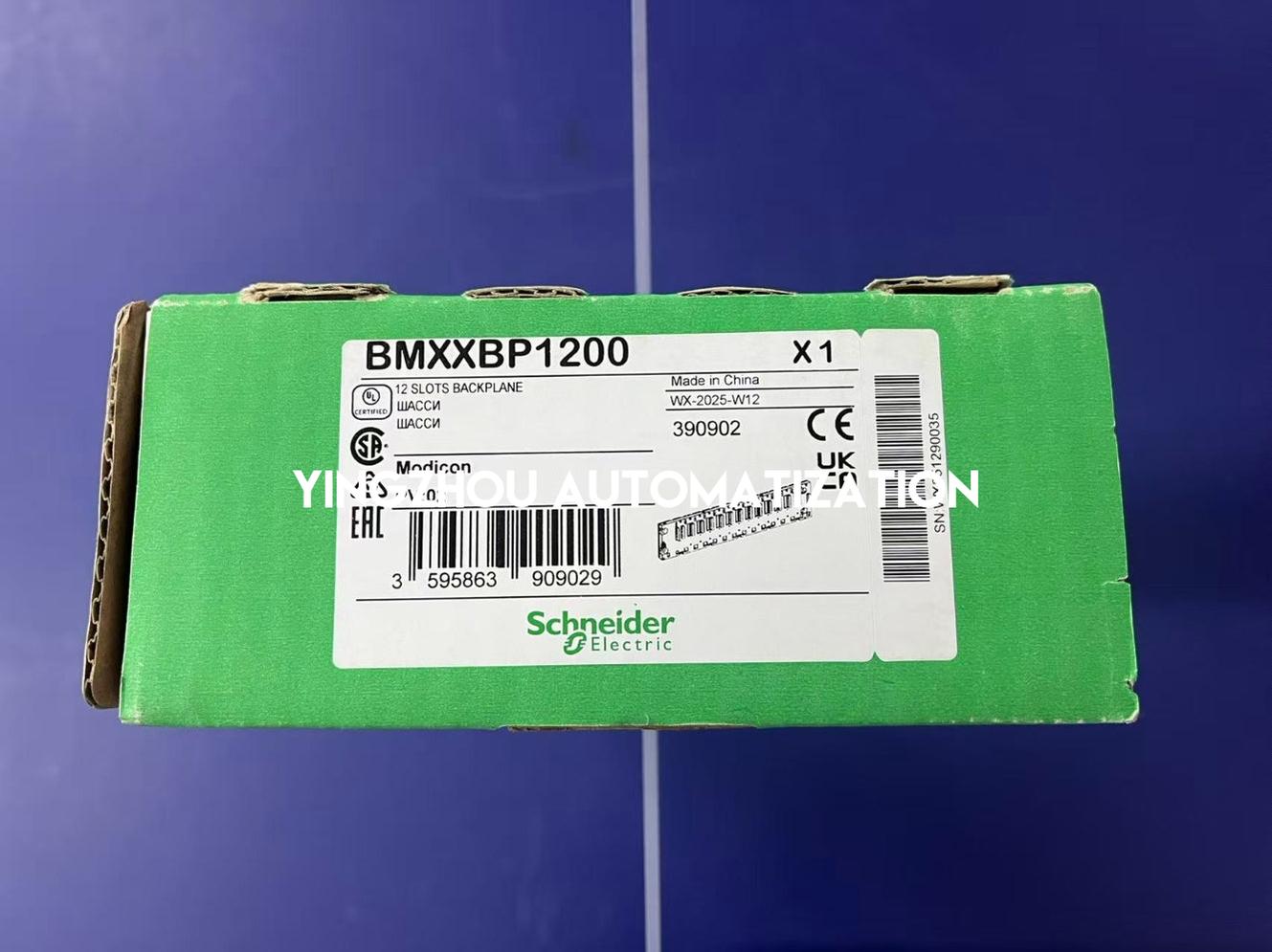 Schneider Modicon X80 BMXXBP1200 Backplane Rack | 12-Slot, Ethernet-Ready, Modicon M580/M340 Compatible, Industrial PAC Base | Brand New Original-YingZhou Automatization