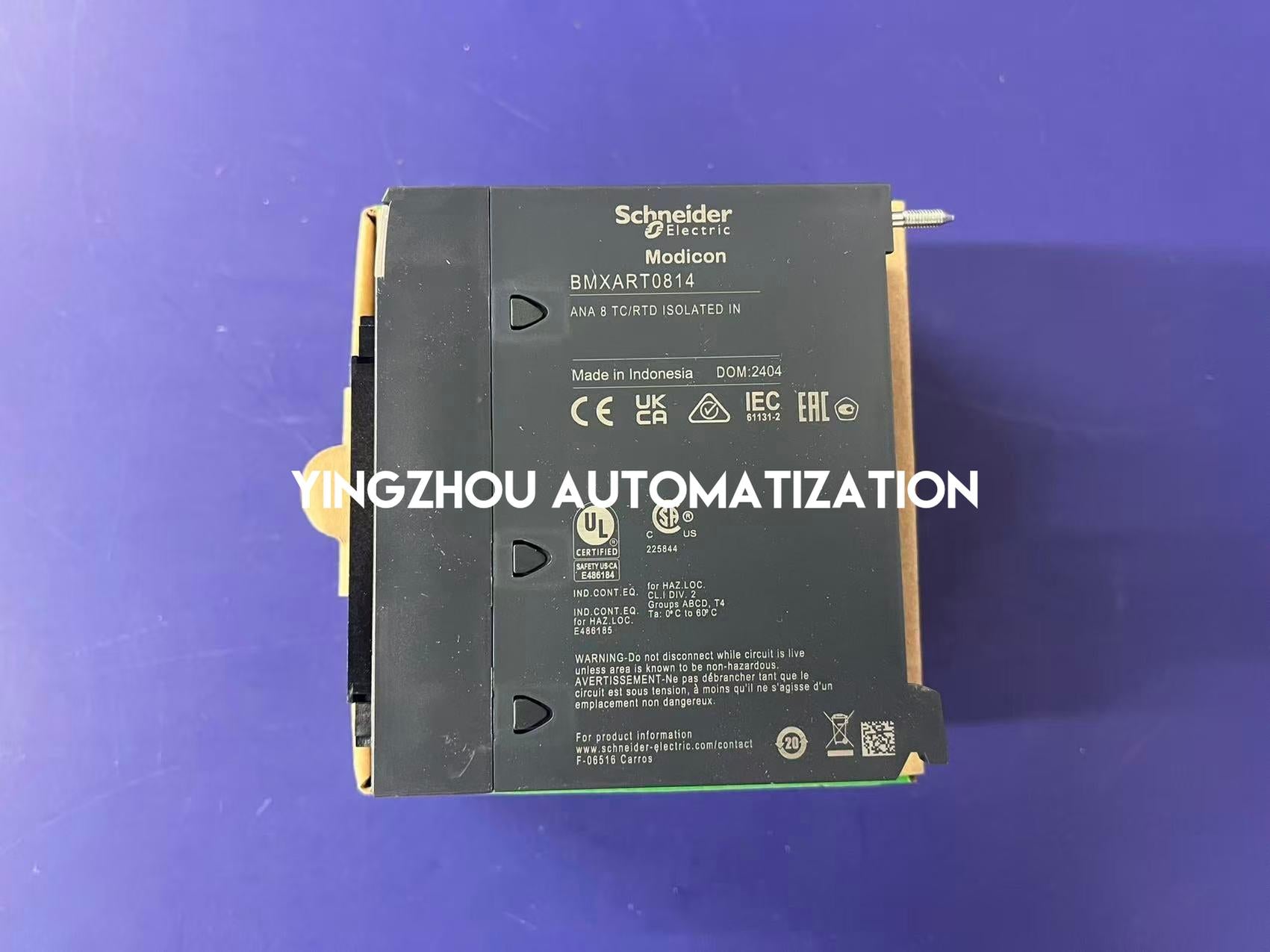 Schneider Modicon X80 Series BMXART0814 PLC Analog Isolated Low Level Input Module 8 Inputs 40mV Positive or Negative-YingZhou Automatization