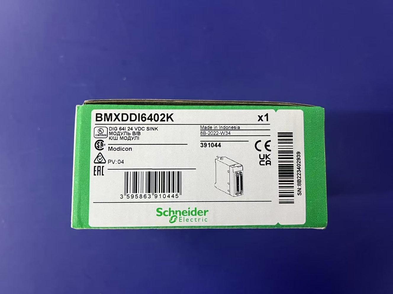 Schneider Modicon X80 Series BMXDDI6402K PLC Discrete Input Module 64 Inputs 24V DC Positive-YingZhou Automatization