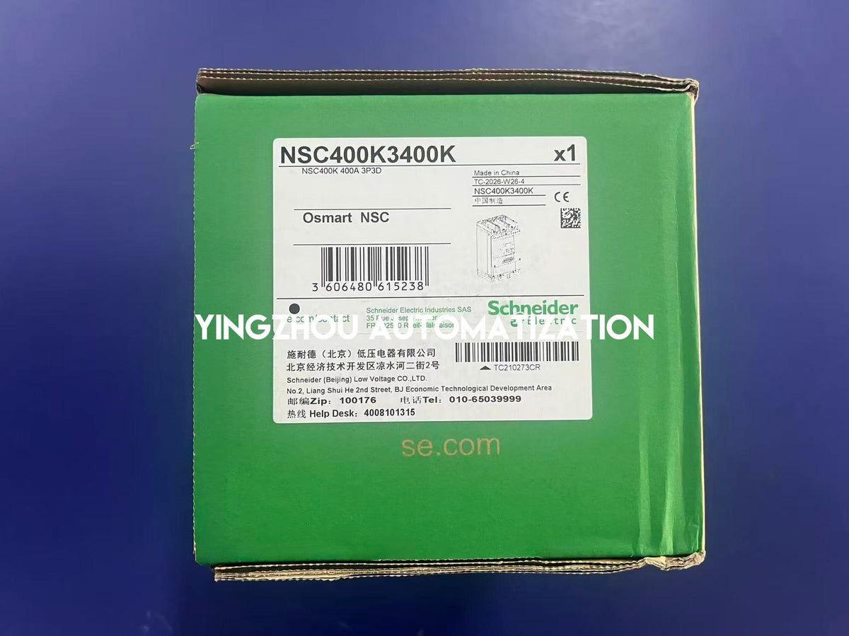 Schneider NSC400K3400K Osmart NSC400K 400A 35kA 3P TM400D Molded Case Circuit Breaker-YingZhou Automatization