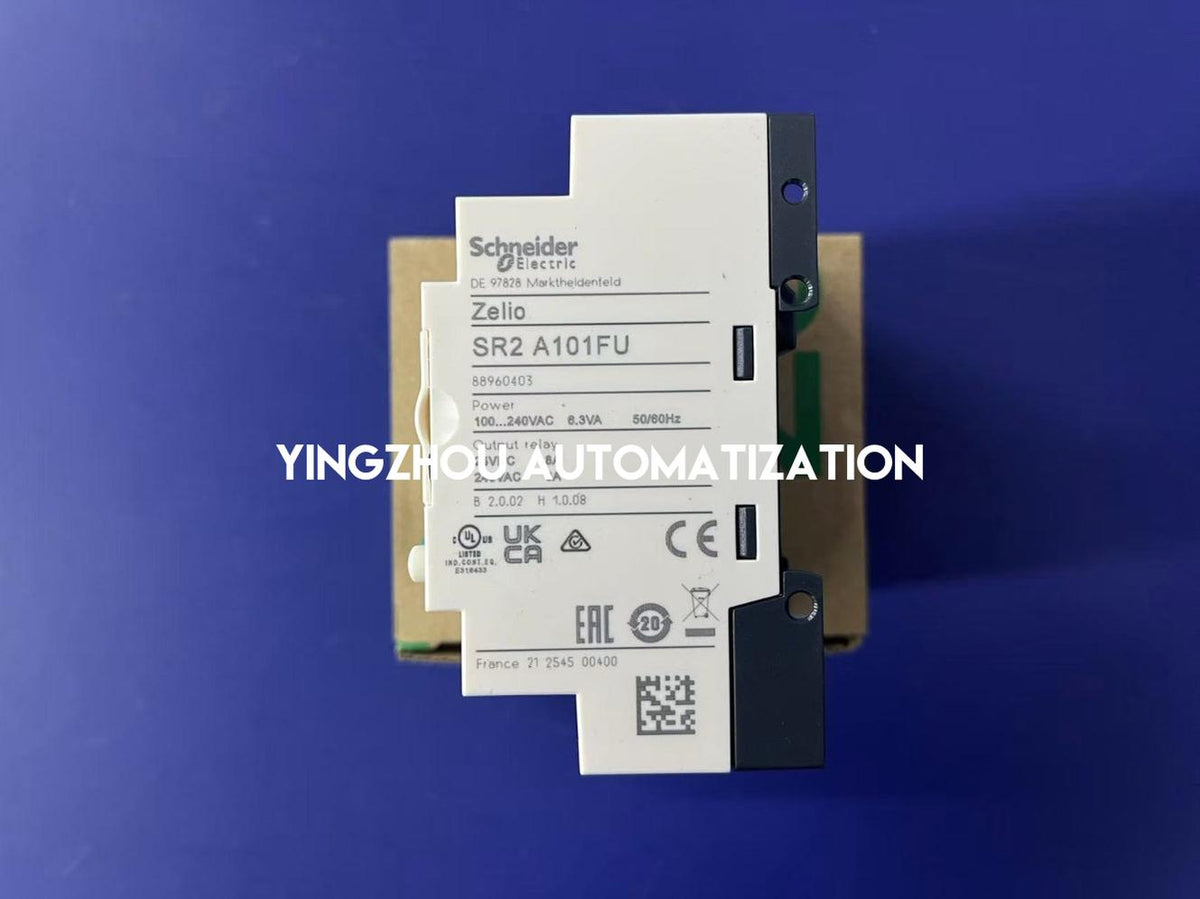 Schneider SR2A101FU Zelio Logic 10 I/O 6DI 4 Relay Outputs 100-240VAC LCD Compact Smart Relay-YingZhou Automatization