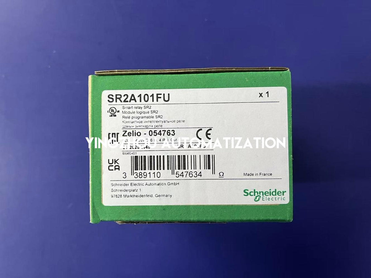Schneider SR2A101FU Zelio Logic 10 I/O 6DI 4 Relay Outputs 100-240VAC LCD Compact Smart Relay-YingZhou Automatization
