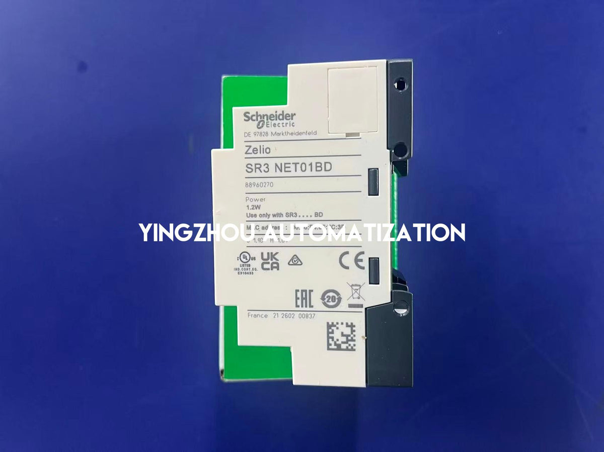 Schneider SR3NET01BD Zelio Logic Ethernet Communication Module Modbus TCP 10/100BASE-T 24VDC SR3-YingZhou Automatization