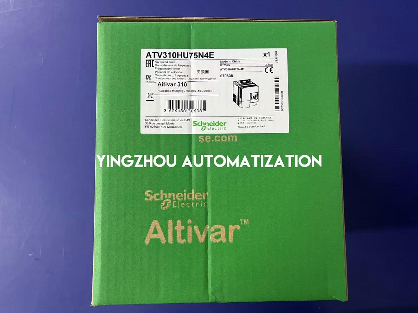 Schneider Speed Drive Easy Altivar ATV310 Series Frequency Inverter ATV310HU75N4E 7.5KW/10HP 380-460V 3PH without EMC VFD-YingZhou Automatization