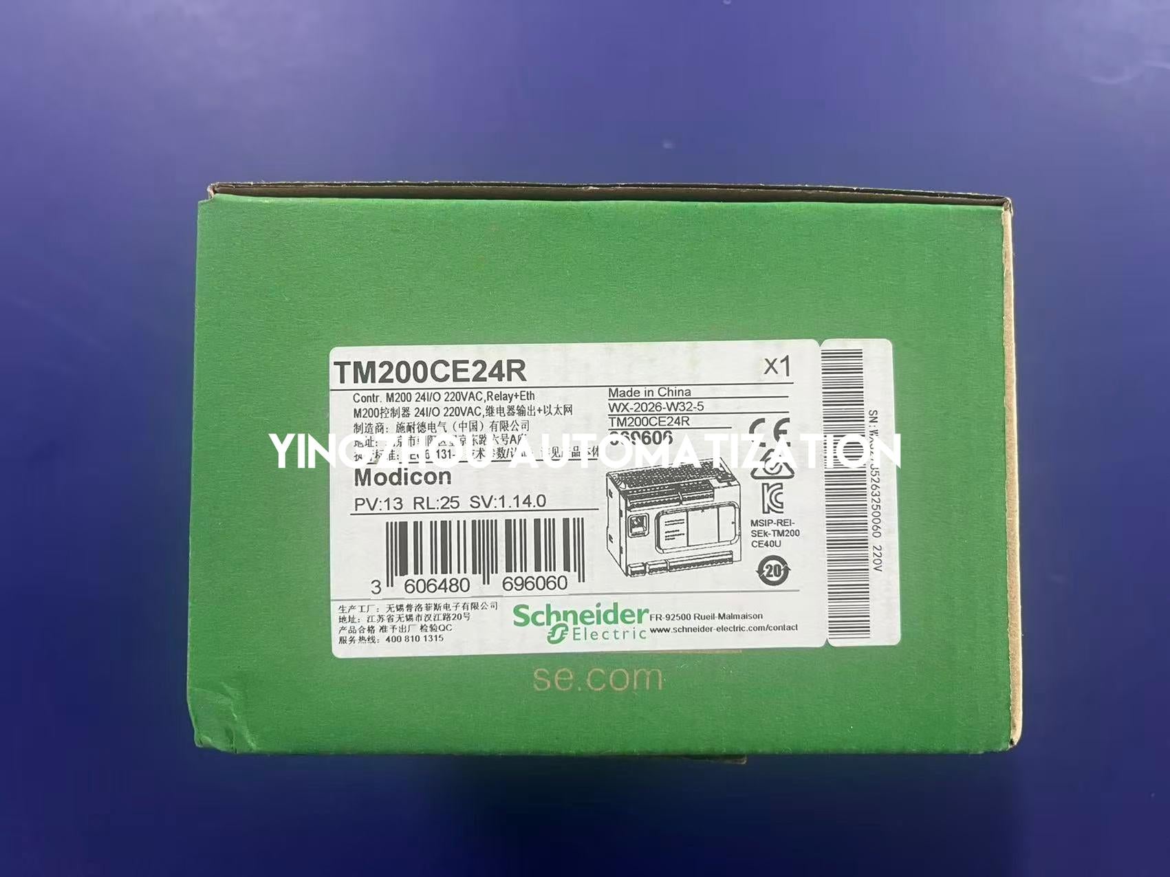 Schneider TM200CE24R PLC Controller | Modicon M200 24 I/O Relay Output AC Power | Brand New Original-YingZhou Automatization