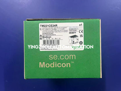 Schneider TM221CE24R Logic Controller | Modicon M221 24 I/O Relay Ethernet PLC | Brand New Original-YingZhou Automatization