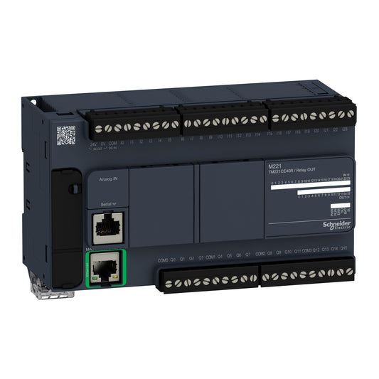 Schneider TM221CE40R Modicon M221 Logic Controller | 40 I/O Relay Output Ethernet | Brand New Original-YingZhou Automatization
