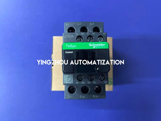Schneider TeSys Deca Series Contactor LC1D25M7C 3P(3 NO), AC-3, <= 440V, 25A, 220 V AC coil-YingZhou Automatization