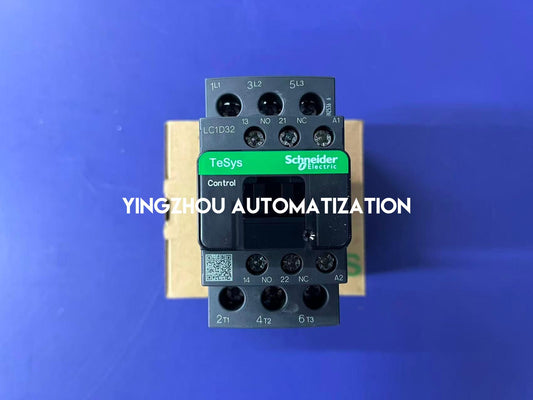 Schneider TeSys Deca Series Contactor LC1D32M7C 3P(3 NO), AC-3, <= 440V, 32A, 220 V AC Coil-YingZhou Automatization