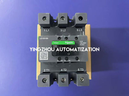Schneider TeSys Deca Series IEC Contactor LC1D150KUEC Nonreversing 150A 100HP at 480VAC up to 100kA SCCR 3 Phase 3 NO 220VAC 50/60Hz coil-YingZhou Automatization