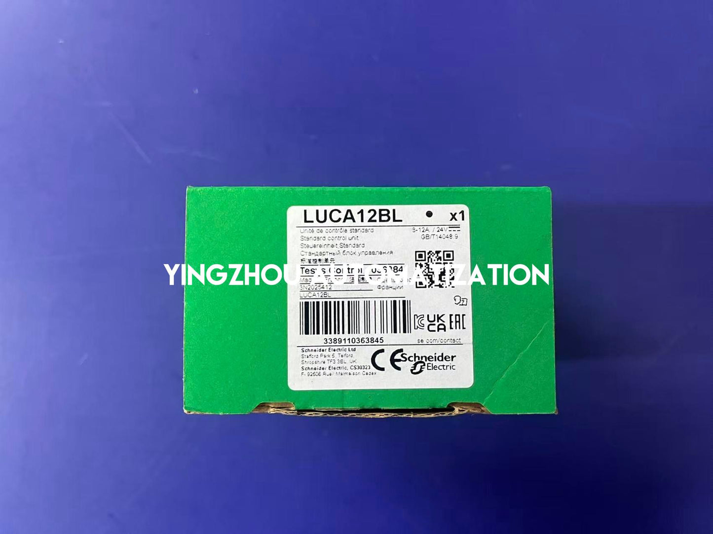 Schneider TeSys U LUCA12BL Control Unit | 3-12A, 24V DC, Class 10, Motor Protection | Brand New Original-YingZhou Automatization