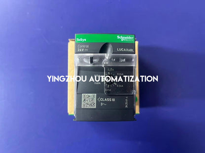 Schneider TeSys Ultra Series Standard Control Unit LUCAX6BL 0.15A to 0.6A 3P motors thermal magnetic protection class 10 coil 24VDC-YingZhou Automatization