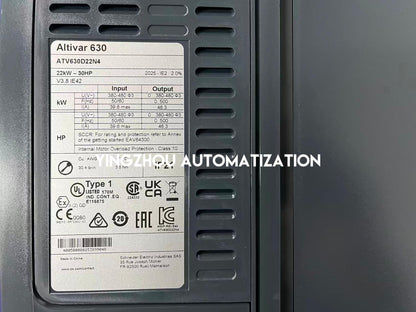 Schneider Variable Speed Drive Altivar Process ATV600 Series Frequency Inverter ATV630D22N4 22KW 30HP 46.3A 380-480V 3PH IP21 VFD-YingZhou Automatization