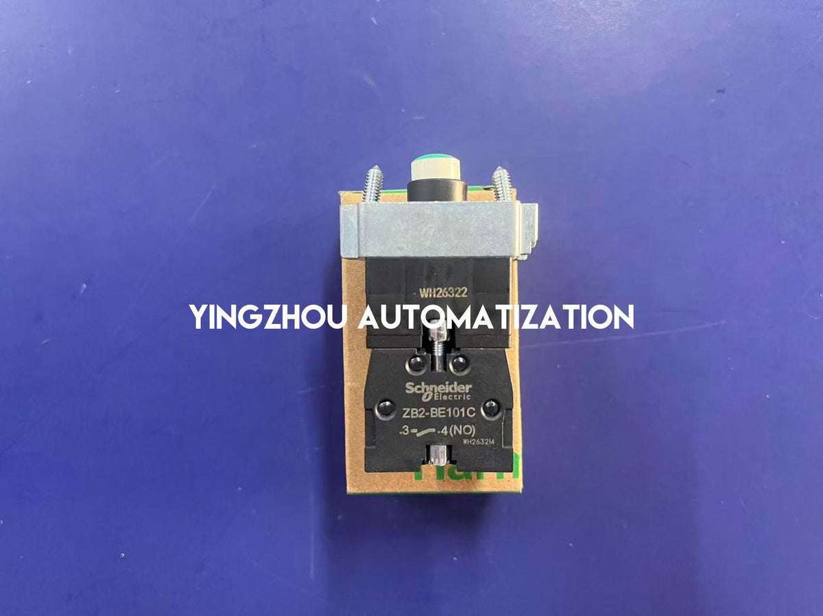 Schneider ZB2BWB31C Easy Harmony XB2 24V AC/DC Green LED 1NO Illuminated Push Button Base-YingZhou Automatization