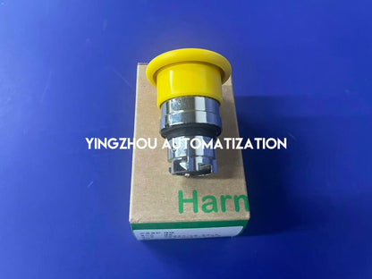 Schneider ZB4BC5 Harmony XB4 Mushroom Head | 40mm Yellow | 22mm Metal | Spring Return-YingZhou Automatization