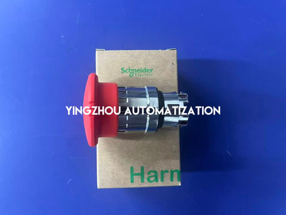 Schneider ZB4BS844 Harmony XB4 Emergency Stop Head | 40mm Red Mushroom | Turn-to-Release-YingZhou Automatization