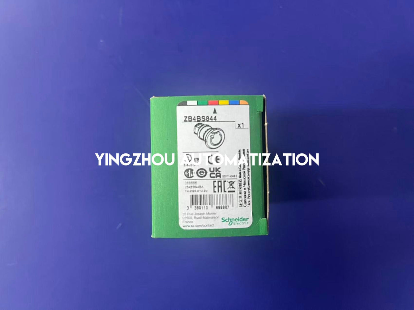 Schneider ZB4BS844 Harmony XB4 Emergency Stop Head | 40mm Red Mushroom | Turn-to-Release-YingZhou Automatization