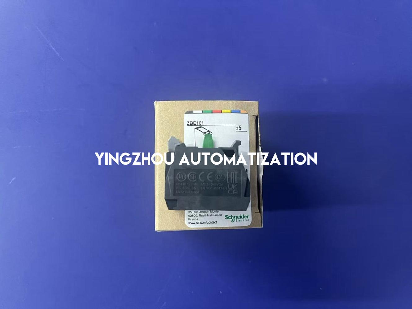 Schneider ZBE101 Harmony XB4/XB5 Contact Block | 1 NO | Screw Clamp Terminals-YingZhou Automatization