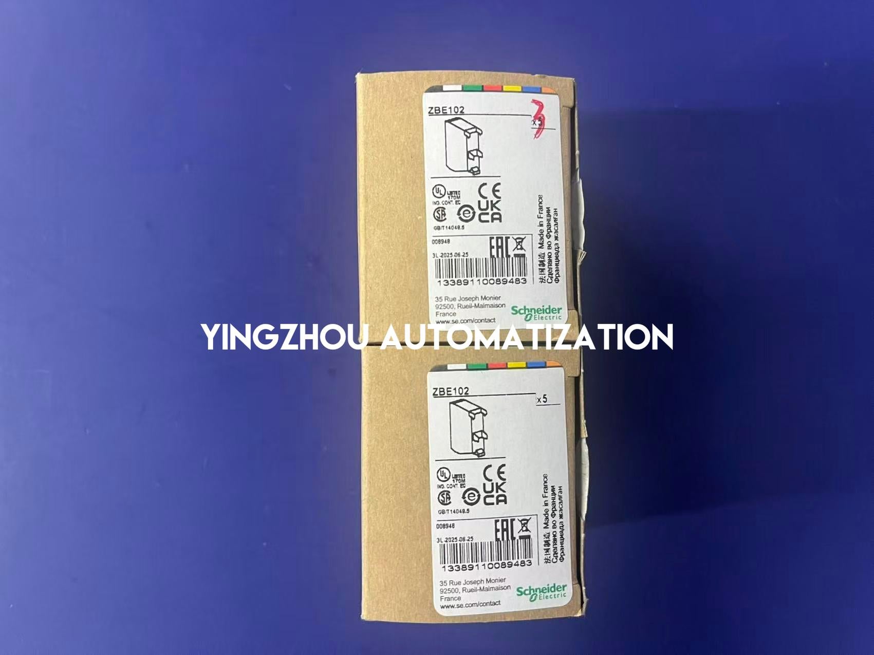 Schneider ZBE102 Harmony XB4/XB5 Contact Block | 1 NC | Screw Clamp Terminals-YingZhou Automatization