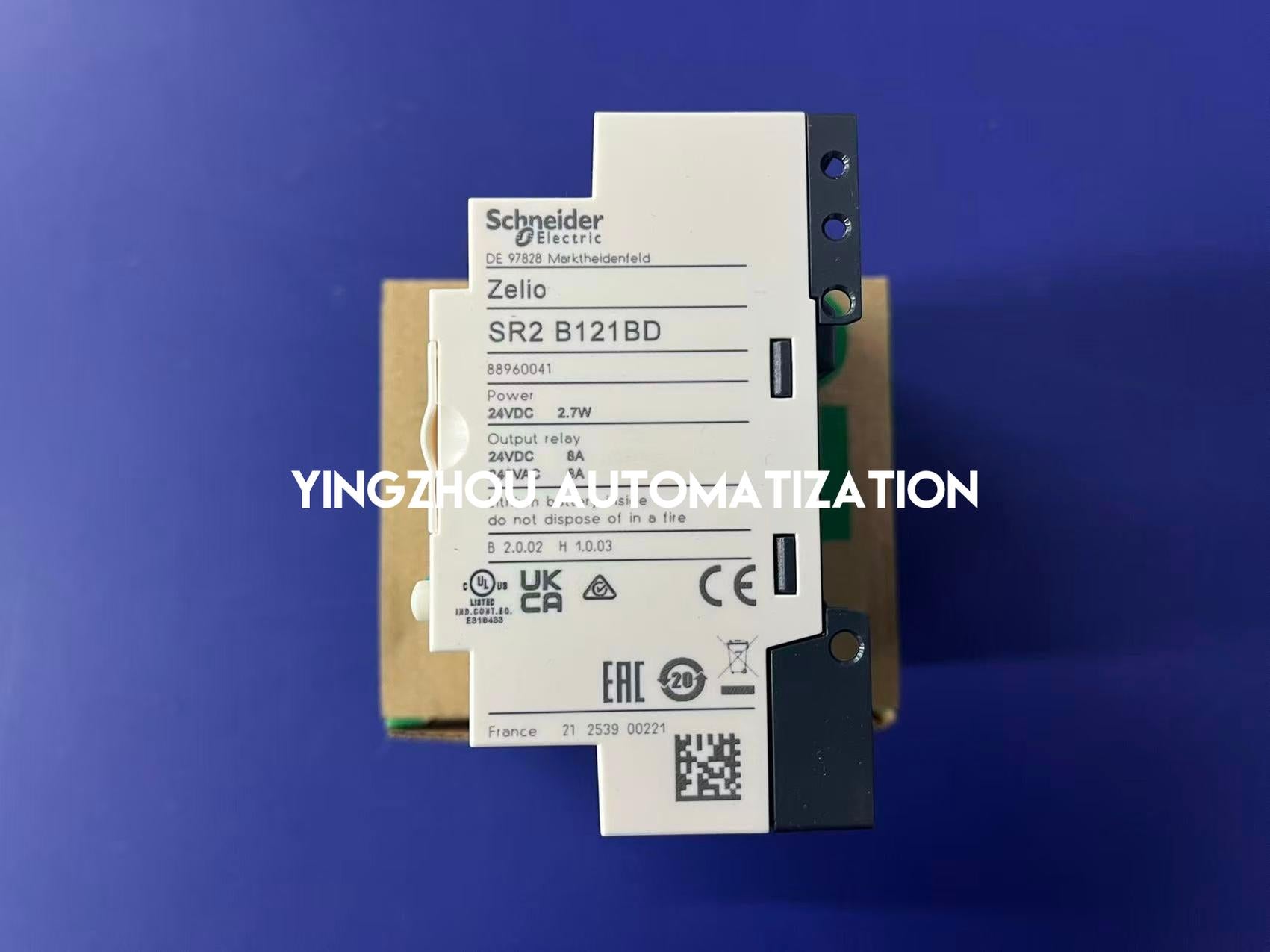 Schneider Electric SR2B121BD Zelio Logic Smart Relay | 24V DC, 12 I/O Compact Controller-YingZhou Automatization