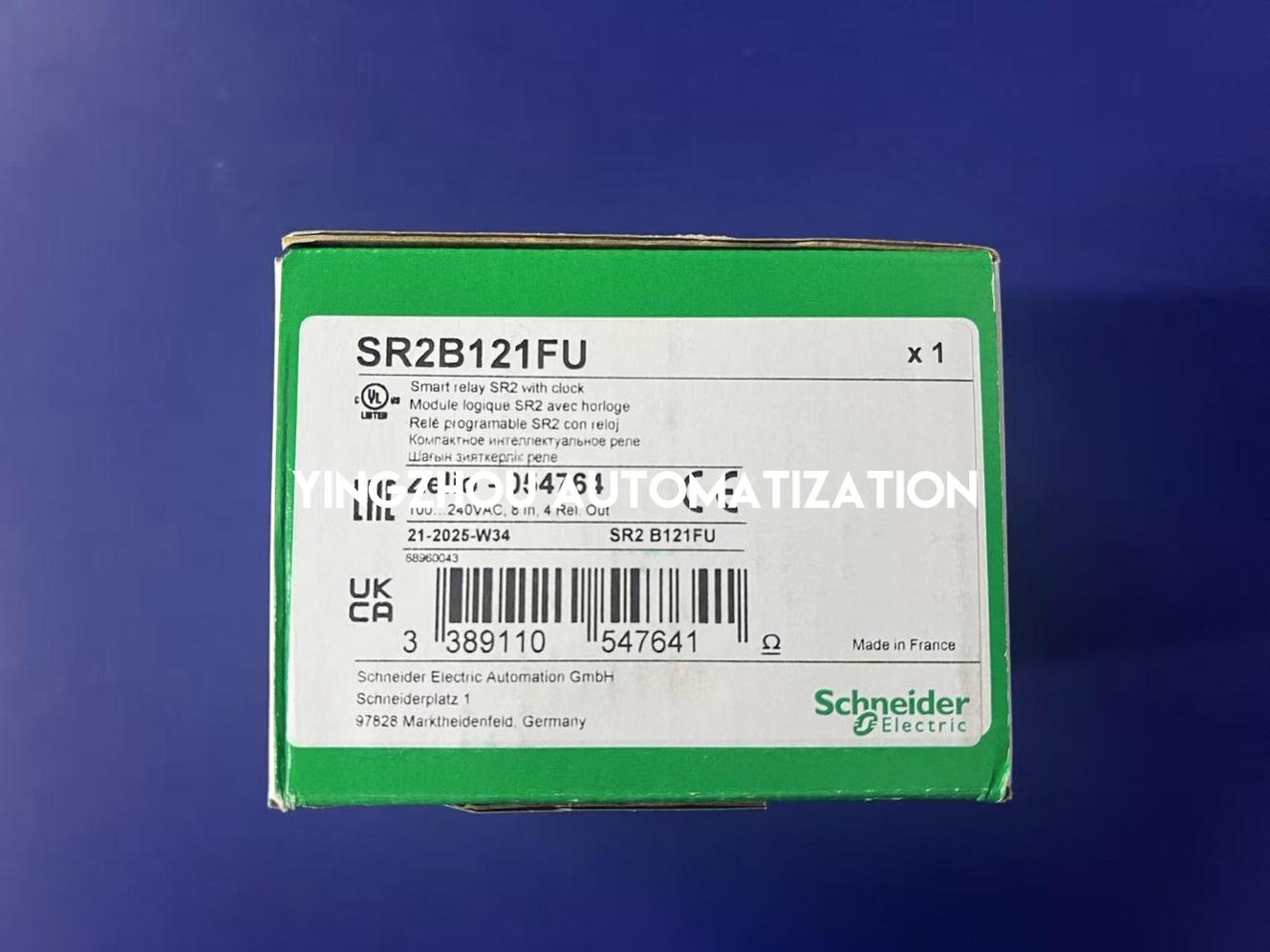 Schneider Zelio Logic SR2B121FU Smart Relay | 12 I/O, 100-240V AC Supply, With Display | Brand New Original-YingZhou Automatization