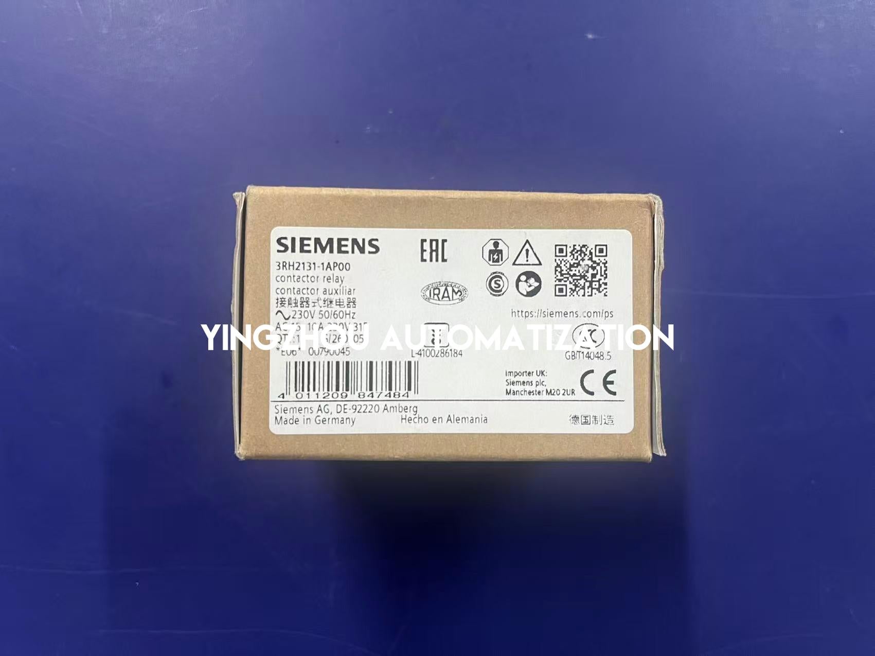Siemens 3RH2131-1AP00 Contactor Relay | SIRIUS 3NO+1NC 230V AC Size S00 | Brand New Original-YingZhou Automatization