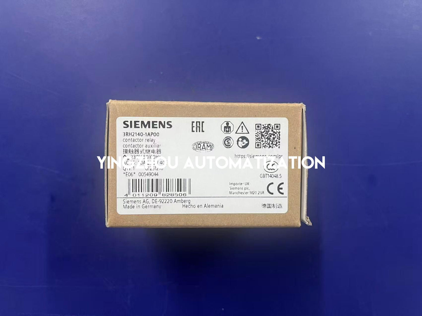 Siemens 3RH2140-1AP00 Contactor Relay | SIRIUS 4NO 230V AC Size S00 | Brand New Original-YingZhou Automatization