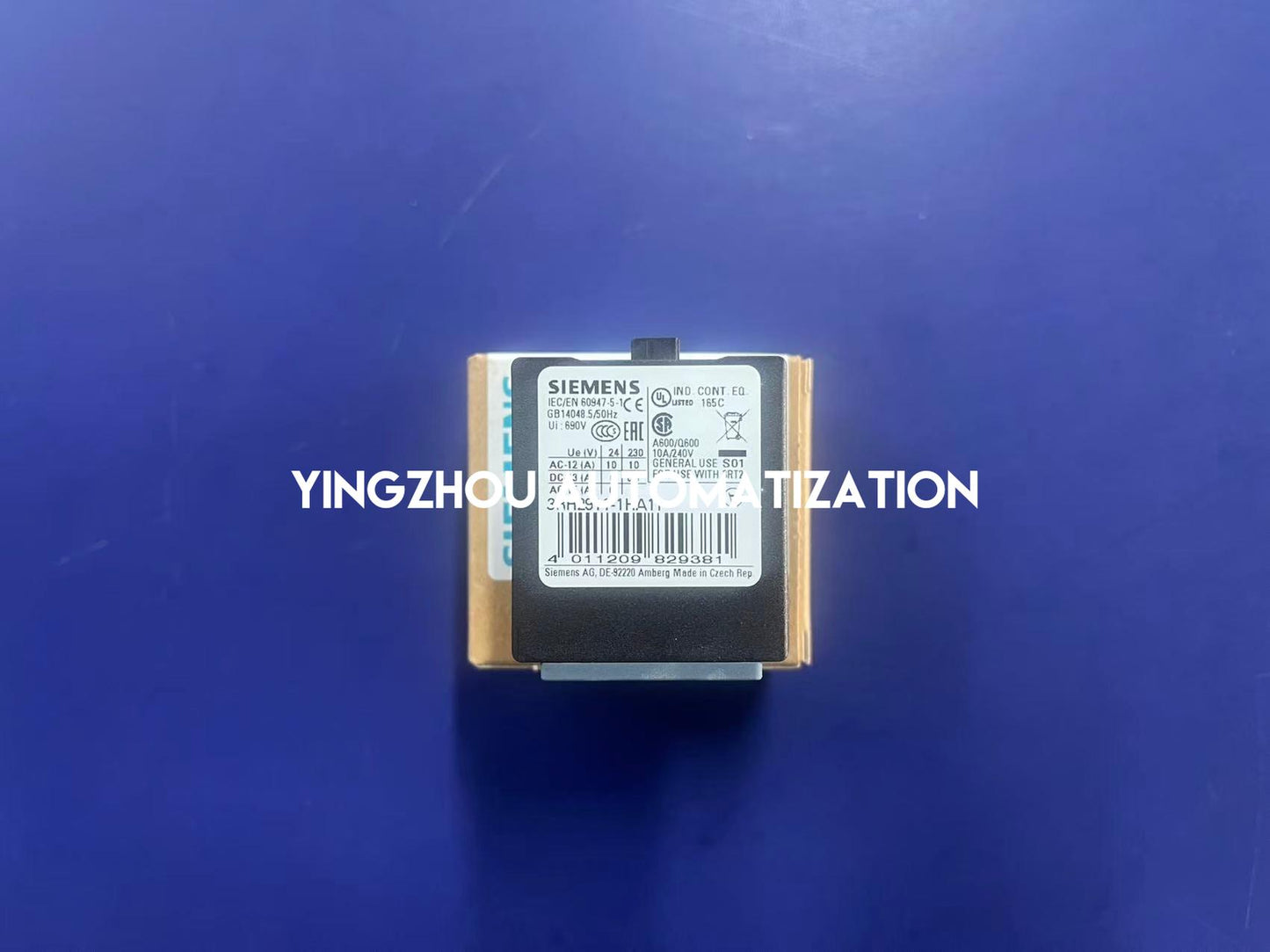 Siemens 3RH2911-1HA11 | SIRIUS Auxiliary Switch Block | 1NO + 1NC Front Mount | Screw Terminal Contactor Block | Brand New Original-YingZhou Automatization