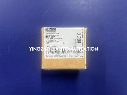 Siemens 3RH2911-1HA22 | SIRIUS Auxiliary Switch Block | 2NO + 2NC Front Mount | Screw Terminal Contactor Block | Brand New Original-YingZhou Automatization