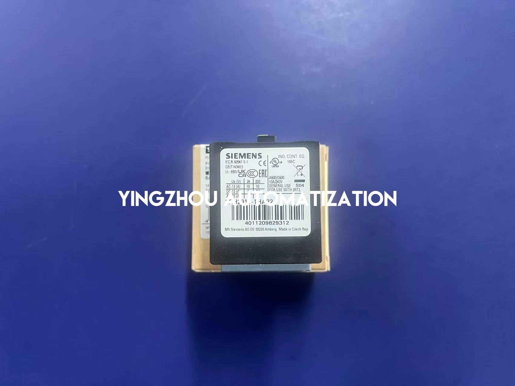 Siemens 3RH2911-1HA22 | SIRIUS Auxiliary Switch Block | 2NO + 2NC Front Mount | Screw Terminal Contactor Block | Brand New Original-YingZhou Automatization