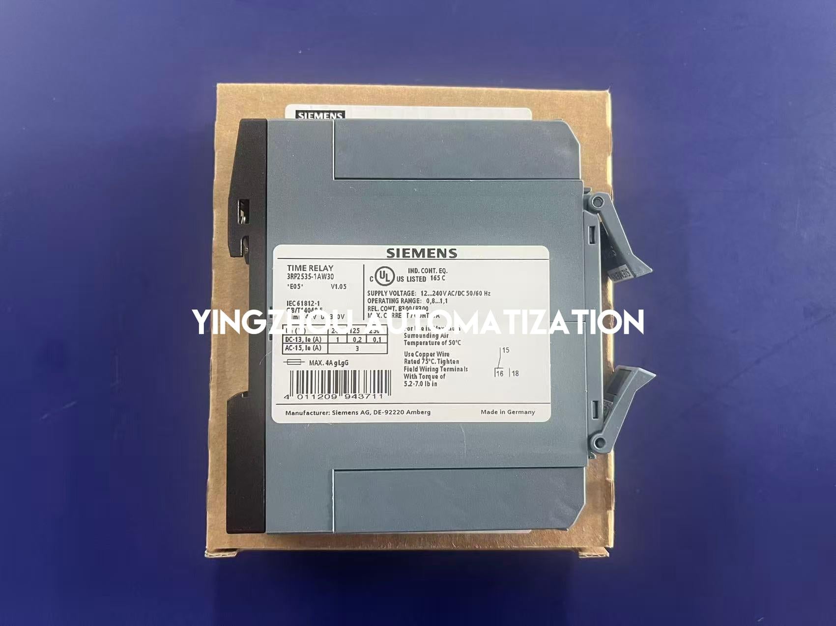 Siemens 3RP2535-1AW30 Timing Relay | SIRIUS Series | Multifunction | Screw Terminals | Brand New Original-YingZhou Automatization