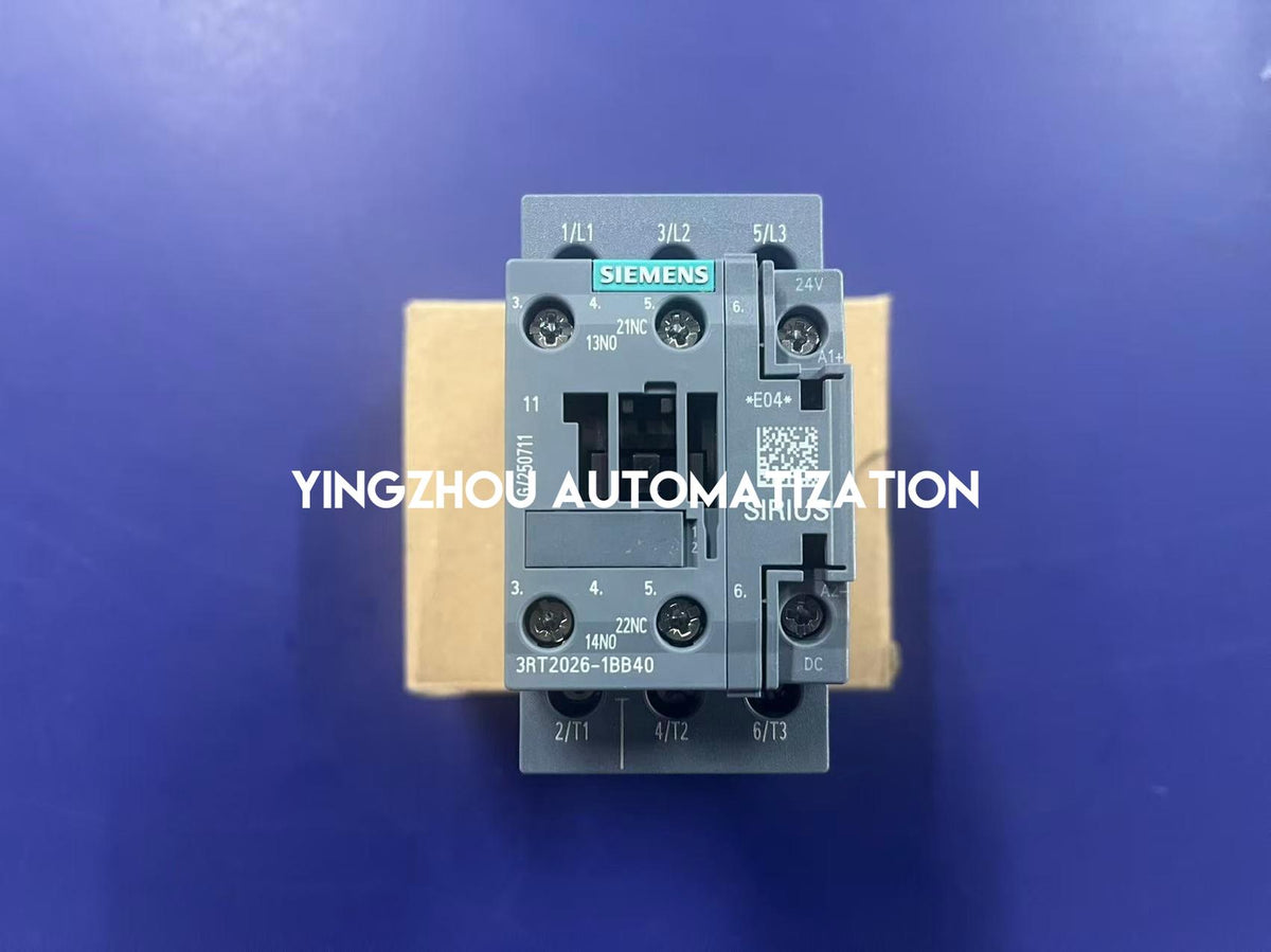 Siemens 3RT2026-1BB40 Power Contactor | SIRIUS 3RT2 25A 11kW 24V DC Size S0 | Brand New Original-YingZhou Automatization