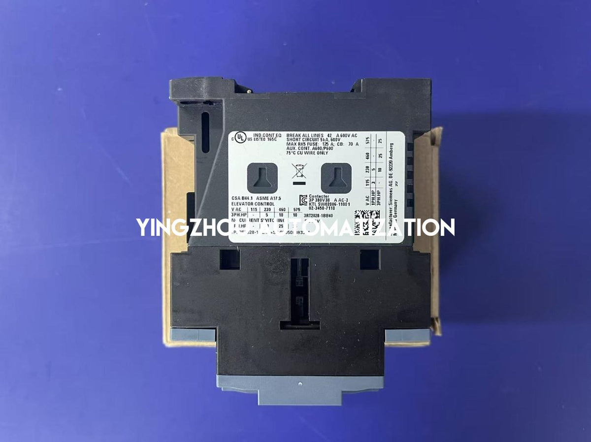 Siemens 3RT2028-1BB40 SIRIUS 38A 18.5kW 24V DC Contactor-YingZhou Automatization