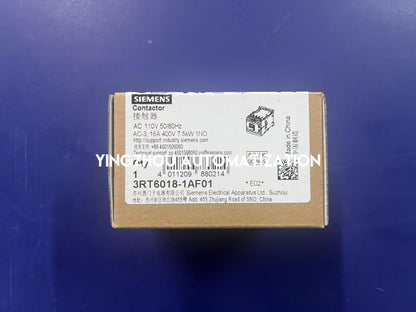 Siemens 3RT6018-1AF01 SIRIUS 16A 7.5kW 110V AC Contactor-YingZhou Automatization