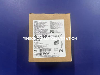 Siemens 3RT6026-1AN20 Contactor | SIRIUS 3-Pole 25A 230VAC Coil AC Contactor | Brand New Original-YingZhou Automatization