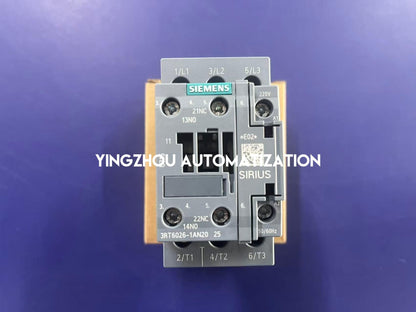 Siemens 3RT6026-1AN20 Contactor | SIRIUS 3-Pole 25A 230VAC Coil AC Contactor | Brand New Original-YingZhou Automatization