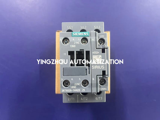 Siemens 3RT6026-1AN20 SIRIUS 25A 11kW 220V AC Contactor-YingZhou Automatization