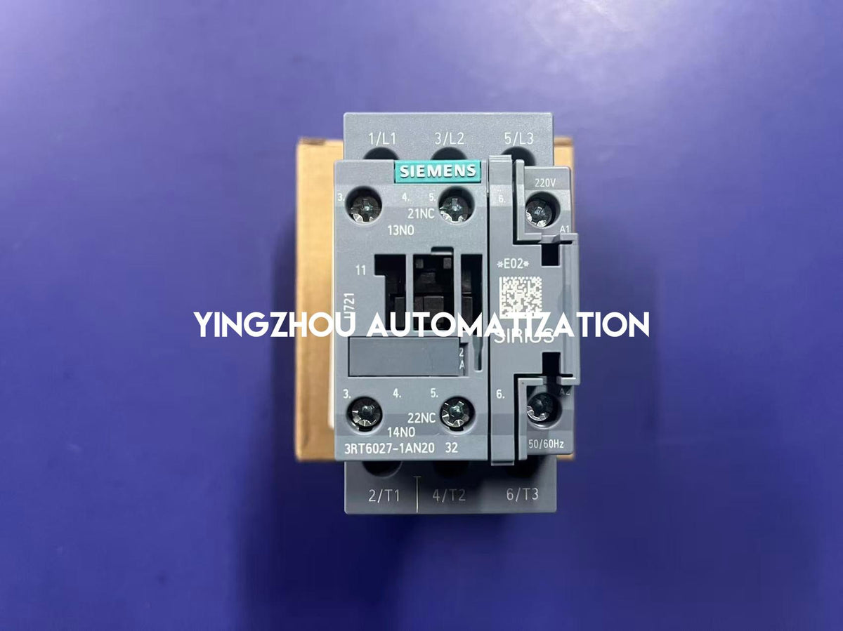 Siemens 3RT6027-1AN20 Contactor | SIRIUS 3-Pole 32A 230VAC Coil AC Contactor | Brand New Original-YingZhou Automatization