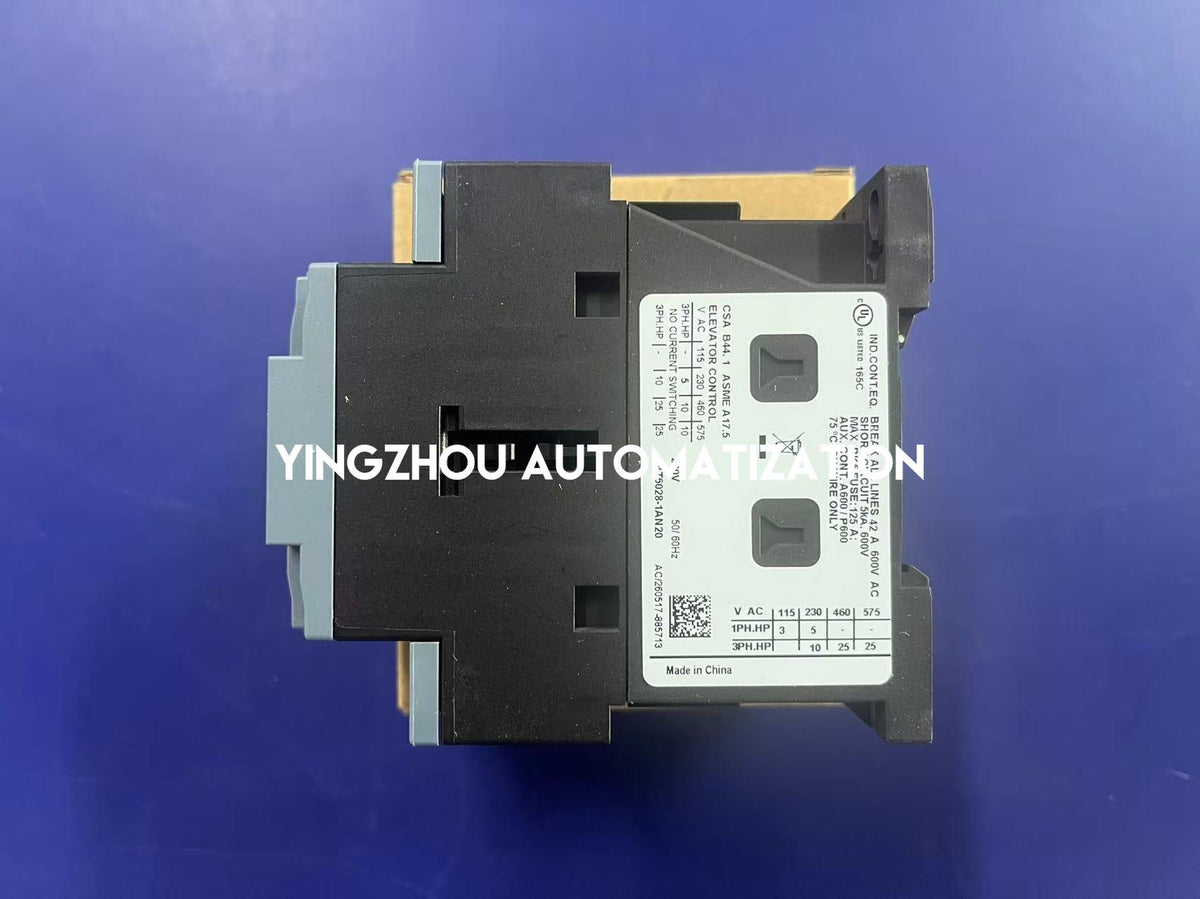Siemens 3RT6028-1AN20 Contactor | SIRIUS 3-Pole 38A 230VAC Coil AC Contactor | Brand New Original-YingZhou Automatization