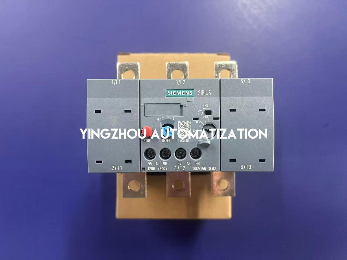 Siemens 3RU5156-3KB2 SIRIUS 120-150A S6 Class 10 Thermal Overload Relay-YingZhou Automatization