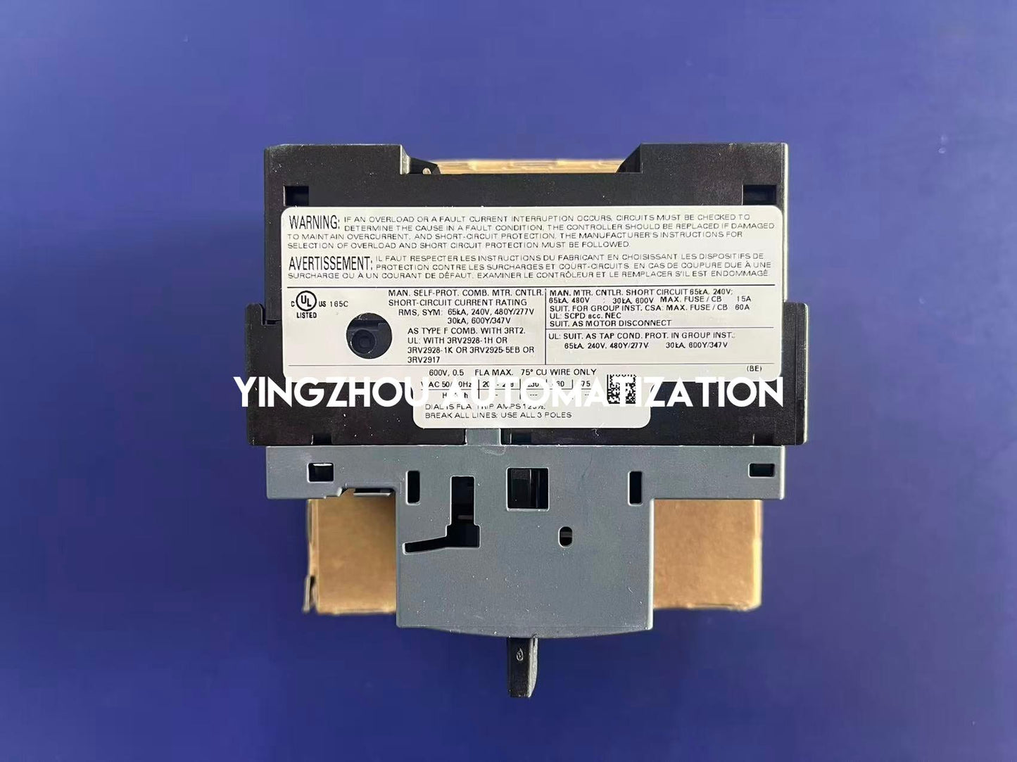 Siemens 3RV2011-0FA10 SIRIUS Motor Starter Circuit Breaker | 1.8 - 2.5A | Size S00 | Brand New Original-YingZhou Automatization