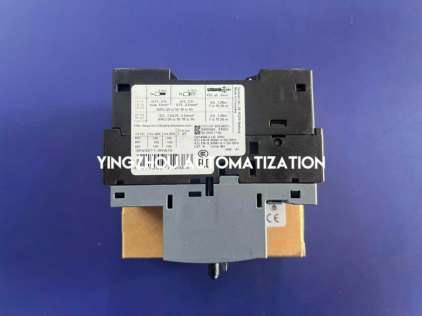 Siemens 3RV2011-0HA10 SIRIUS Motor Starter Circuit Breaker | 2.8 - 4.0A | Size S00 | Brand New Original-YingZhou Automatization